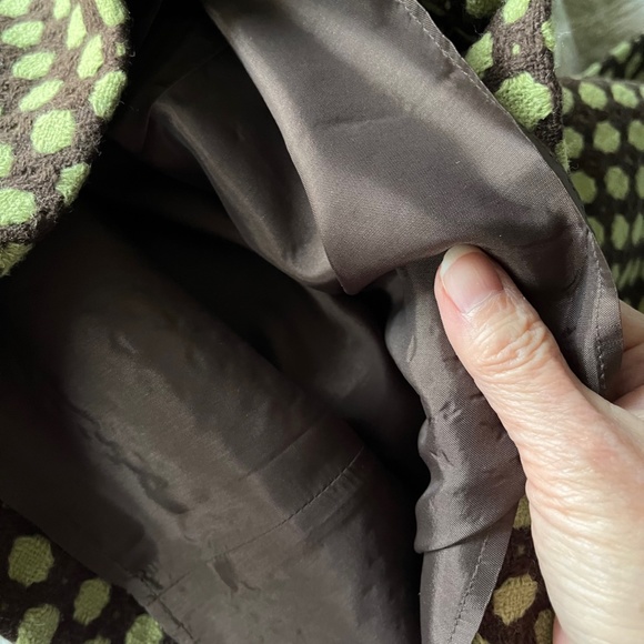 Boden Wool A-line, Above-Knee Skirt, Brown and Green, UK size 12R - Picture 5 of 7